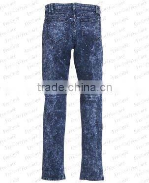 Lady's Denim Jeans JS-11028# Blue