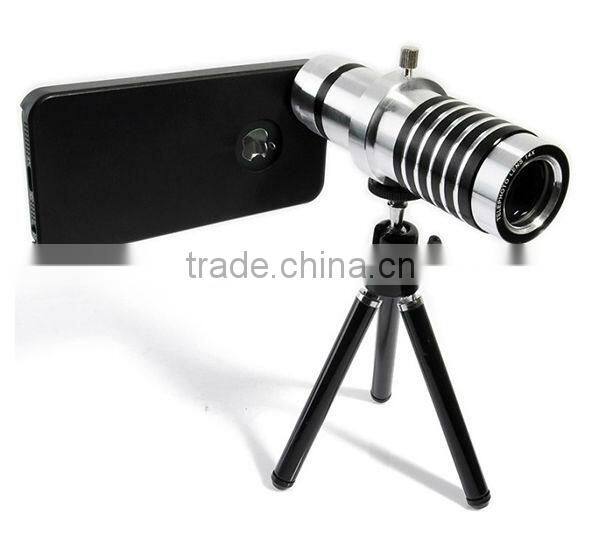 Aluminum Optical 14x Zoom and manual Focus Lens for iPhone4 4S