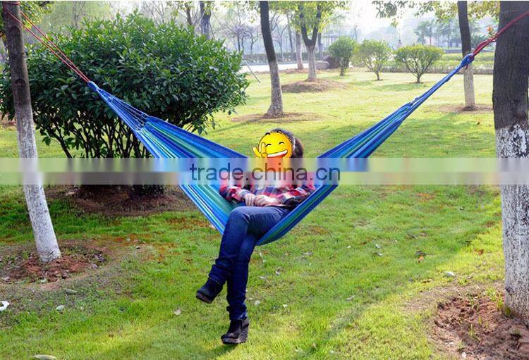 Outdoor camping leisure canvas hammock