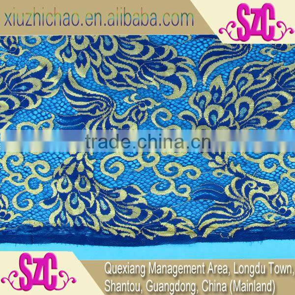 High quality african french lace wedding dress fabric