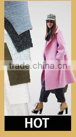Poly wool fabric for overcoat or suits