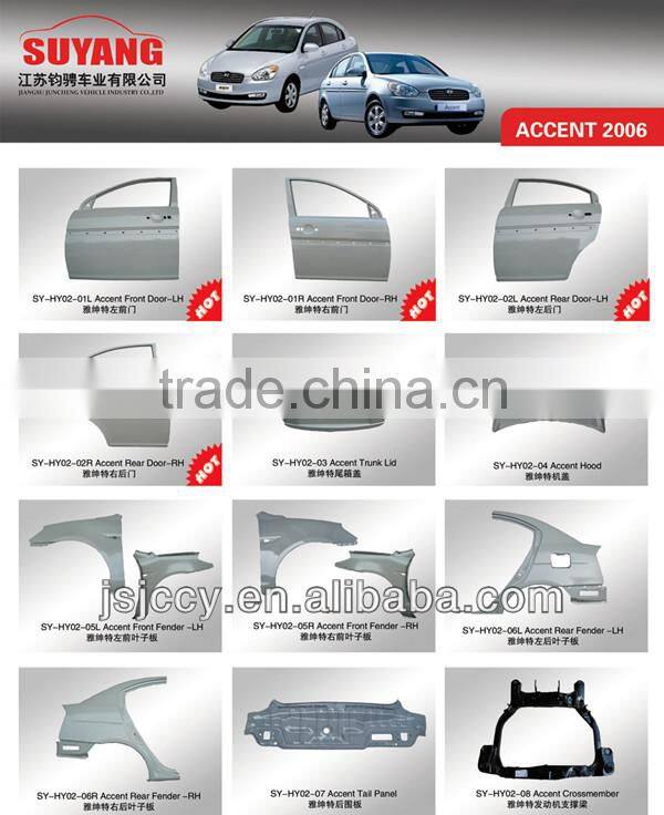 auto spare parts for Hyundai Verna (Accent Blue) Front Car Door OEM#76003-1R300