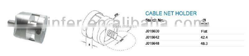 Stainless steel cable net holder