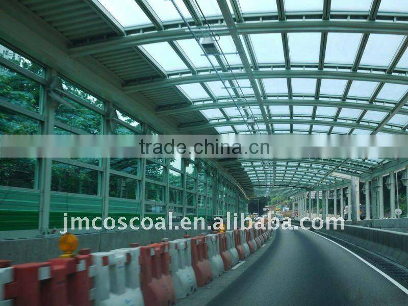 Highway aluminium noise barrier