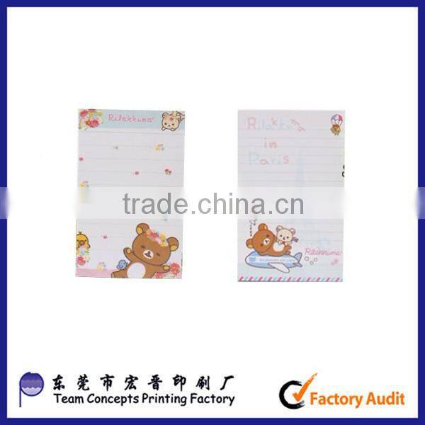 heart shaped memo pad for promotion