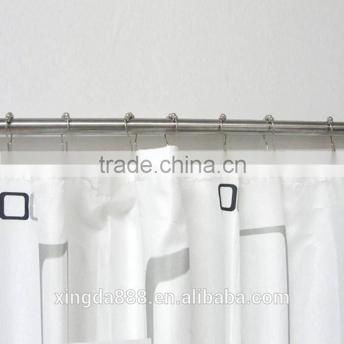 Shower curtain hooks with 5 roller balls/ high quality metal curtain hooks, shower curtain hooks