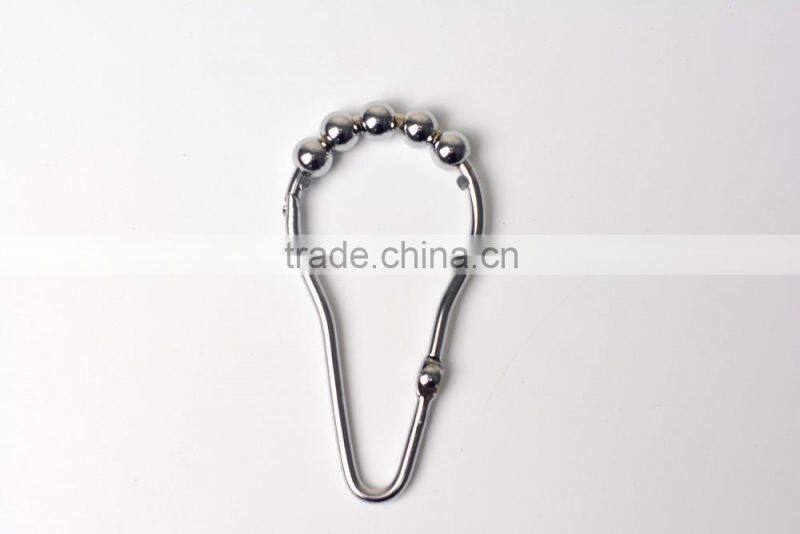 The gourd buckle shower curtain hooks/ steel shower curtain hooks/stainless steel shower curtain hooks