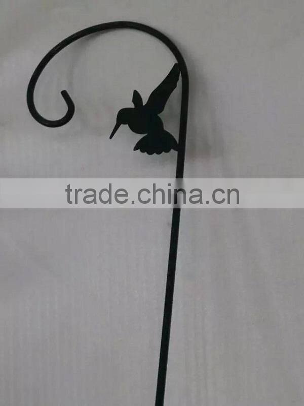 decorative metal garden hanging shepherd hook