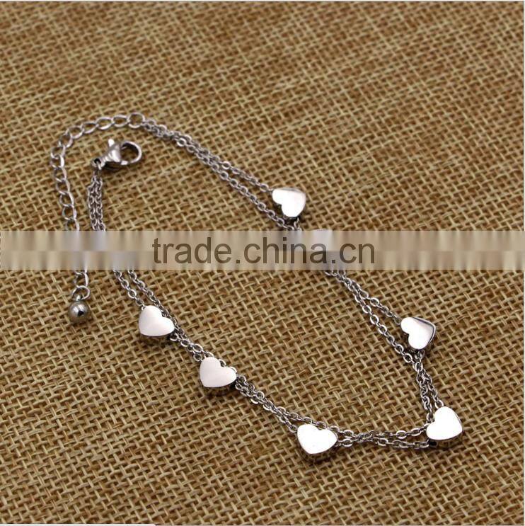 New Stock Fashion Stainless Steel Charm Bracelets for Women