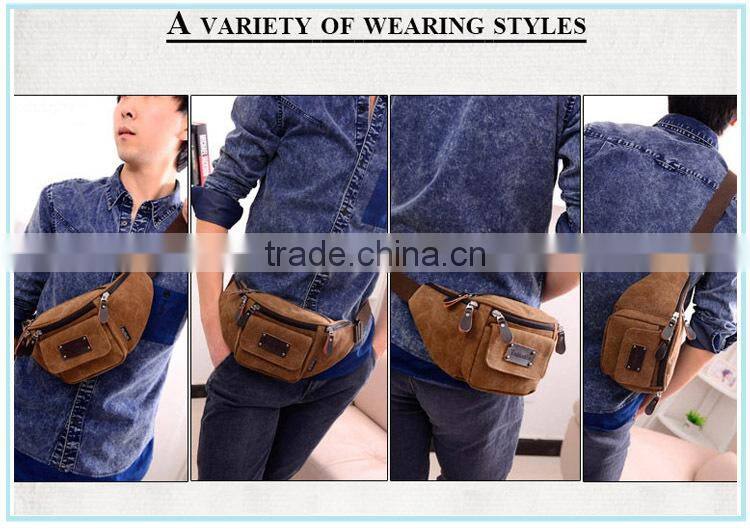 best sale factory price canvas waist bag