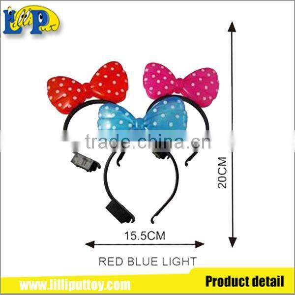 Newest design lighting bowknot hairpin