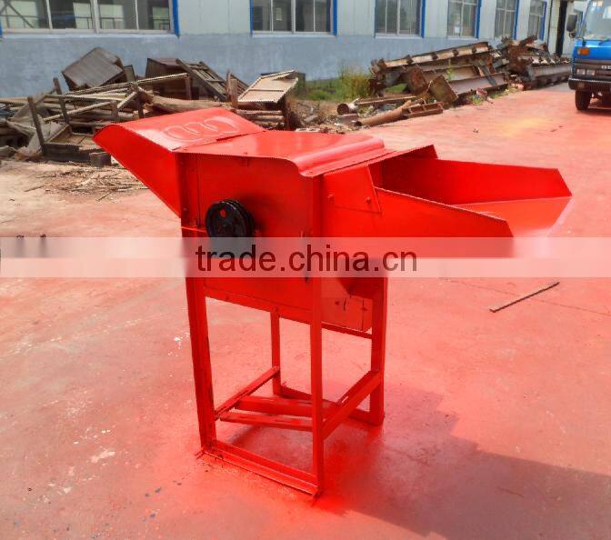 Wheat barely thresher machine with diesel engine drive