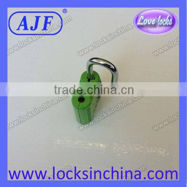 promotional TSA shape number lock for luggage bag
