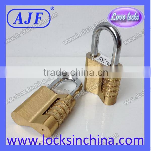 40mm AJF High Quality and Security Password Number Brass Padlocks with best price