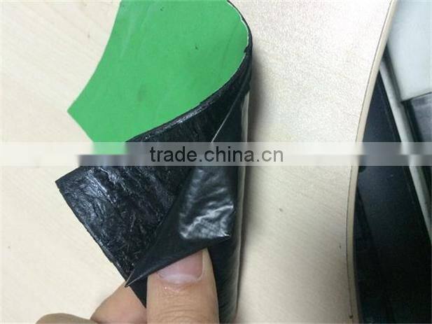 Reinforced Self adhesive waterproof bitumen membran/ 5.0mm thickness sticky roofing felt/ Asphalt product (CE )