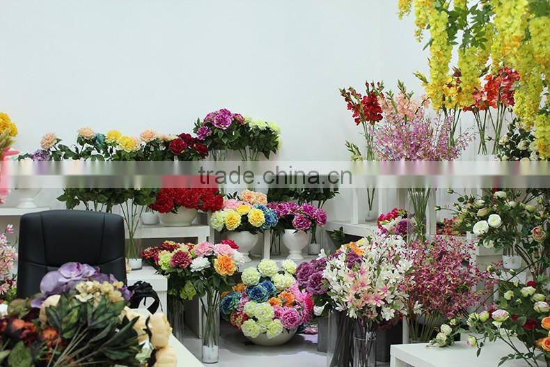 white wedding silk artificial hydrangea
