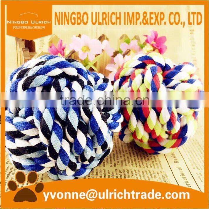 WP03 Knots Cotton Rope Strengthen Teeth pet toys for dog