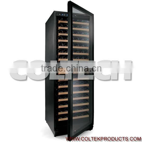 168 Bottles Single Tem.Zone Full glass door Wine cellar