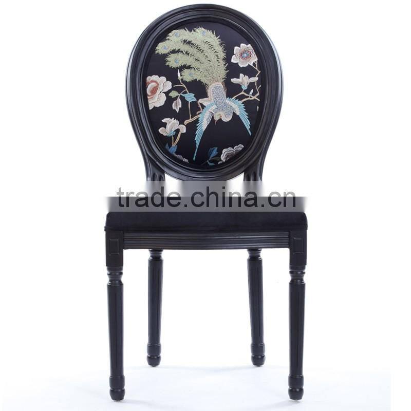 Hot sell Retro solid wood American Dining chair Y289