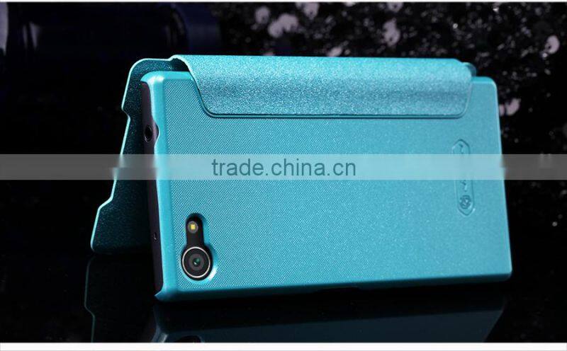 Flip leather case For Sony xperia z5 comapct