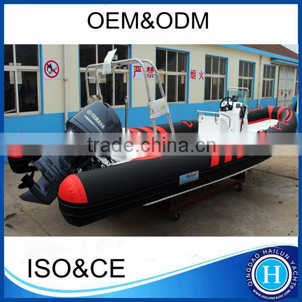 Open glass bottom boats for sale rib 380 with CE certificate