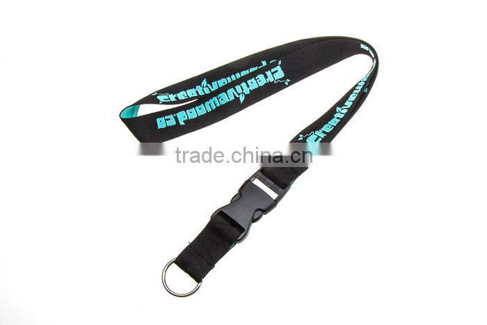 Woven Logo Hook Adjustable Lanyard Cheap Printed Lanyards