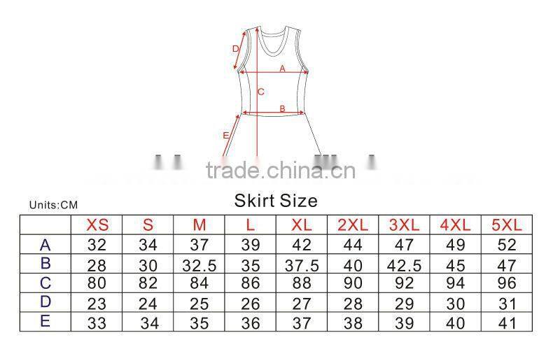 Custom Polyester Sublimation Netball Bodysuit