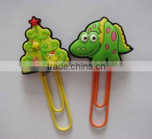 custom cheap cartoon plastic bookmark