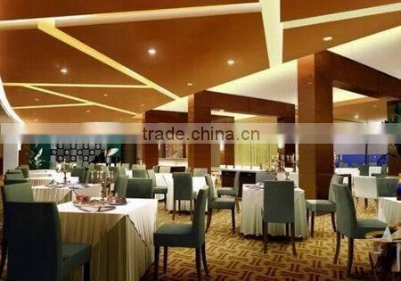 Upholstered Seat/Aluminium stackable essential banquet chair