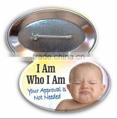 32*40mm/43*67mm oval tin blank button pin