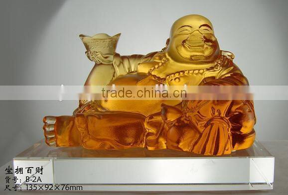 Wholesale Crystal Transparent Buddha Statues
