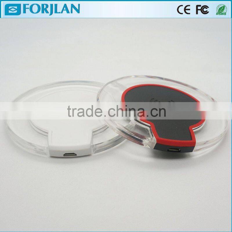 New wireless battery charger FORJLAN qi charger for mobile phone