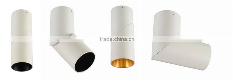 23w adjustable cob led surface mounted downlight