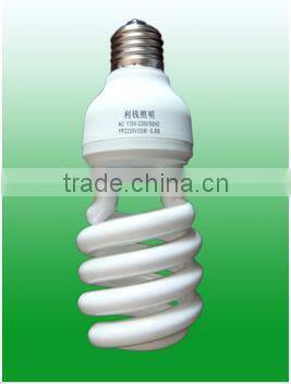 HS 26W E27 PBT plastic hot sale spiral energy saving lamp