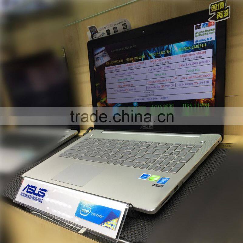 Acrylic Laptop display rack stand