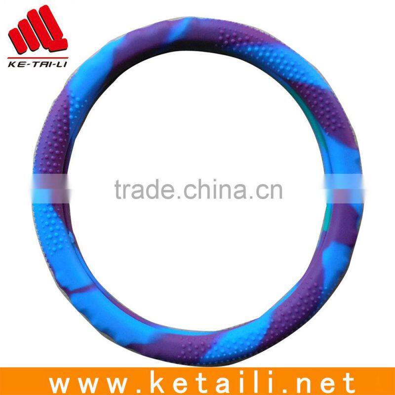Welcome design your steering wheel cover high quality waterproof silicone cover