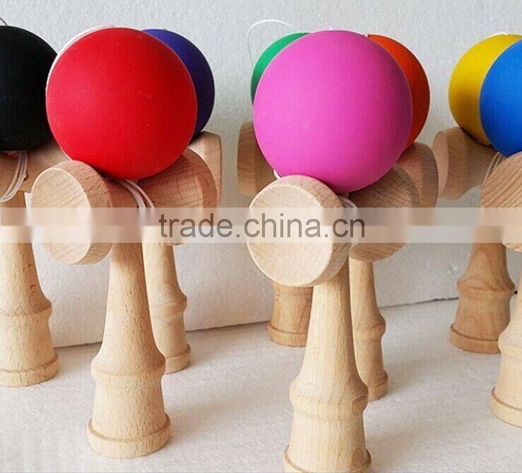 Wholesale Kinds Of Wooden Color Kendama Balls For Adult And Children