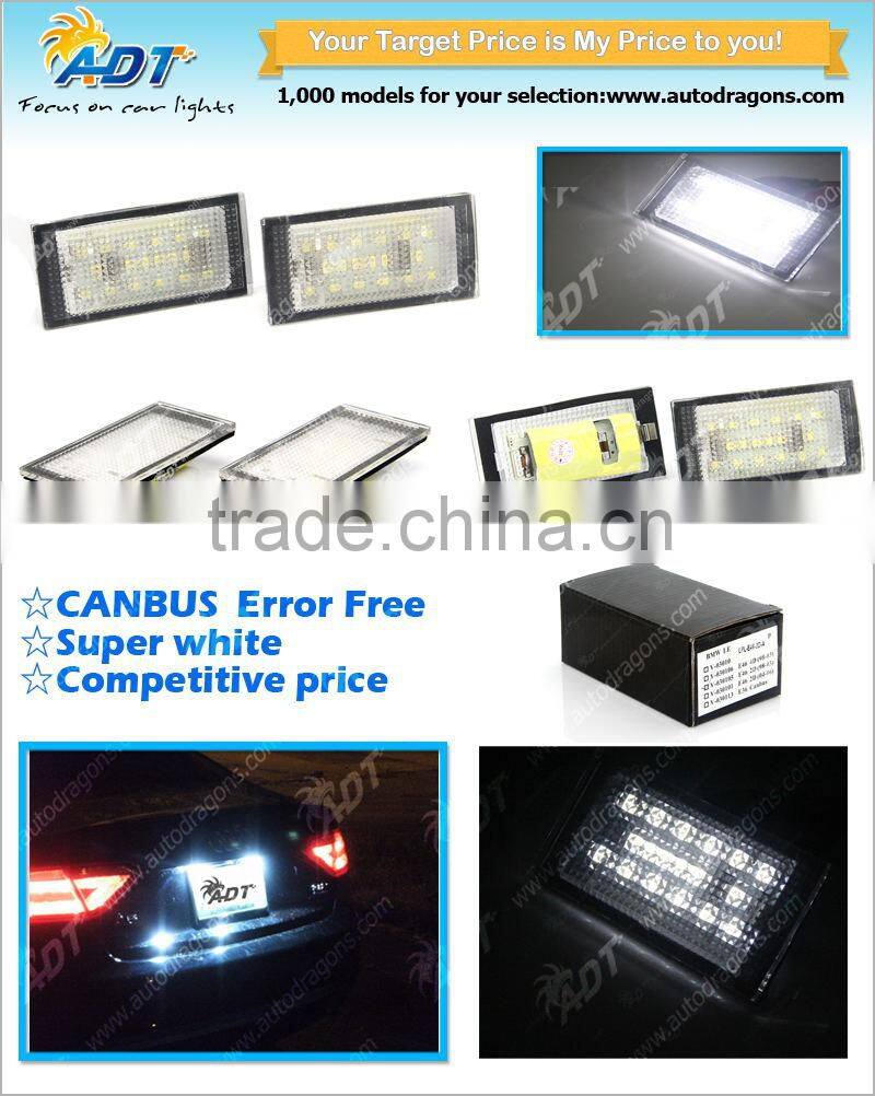 Resistor built in led license Plate Light For bmw e46 tail lights