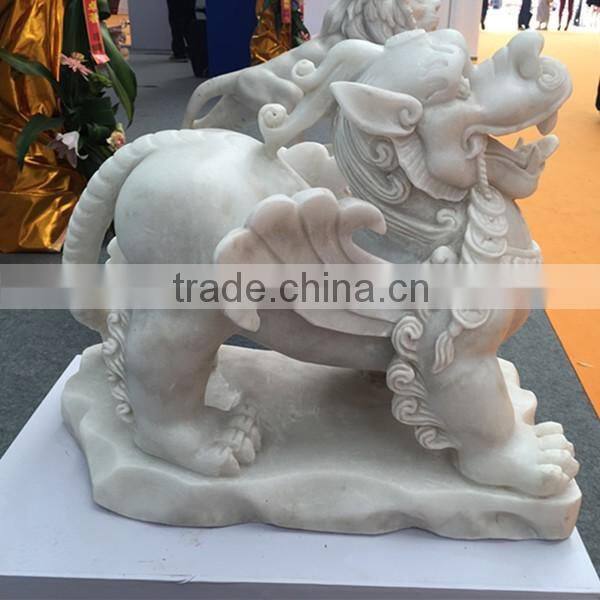 small granite lion statue