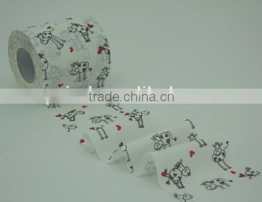 18gsm 2-ply printed toilet tissue paper rolls