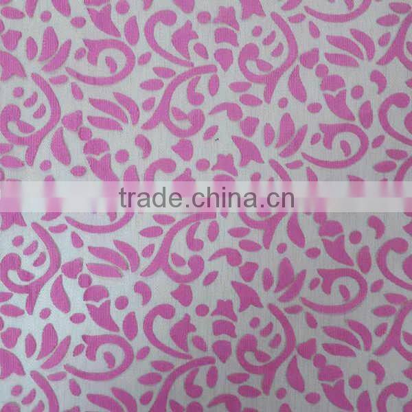 YH050# Wholesale Lace fabric /High Quality Cheap Burn out Lace fabric