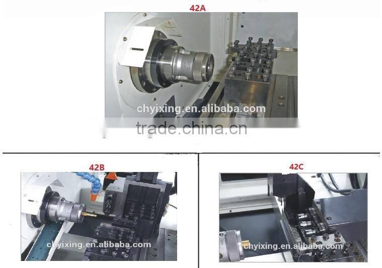 China supplier BX42 4 aixs CNC Mitsubishi M70A control system Precision CNC Lathe tools