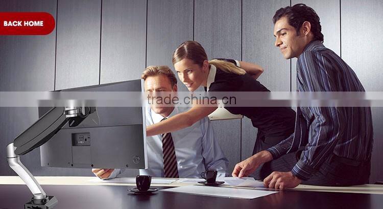 Vesa Lcd Led Adjustable Computer Monitor Tv Sliding Full Motion Desk Stand Swivel Mount Bracket