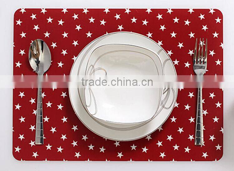 table mat plastic ,pp thin placemat