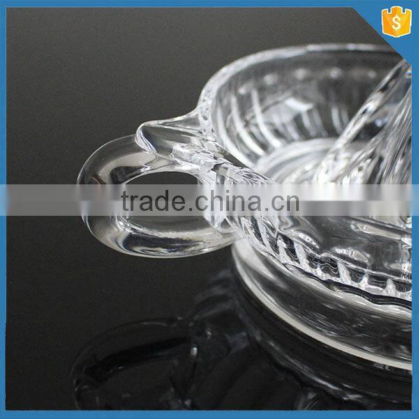 LXHY-J009 no electricity slow juicer hand press juicer Crystal Glass manual fruit citrus lemon juicer