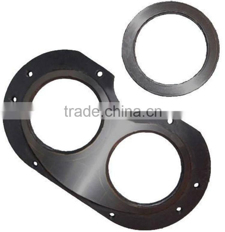 Putzmeister Schwing Sany Zoomlion Cifa IHI spectacle wear plate and wear ring