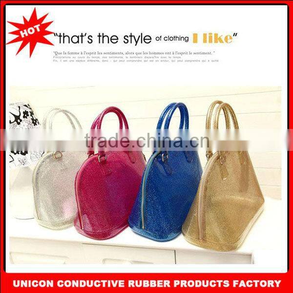 2013 latest design jelly candy color silicone bag