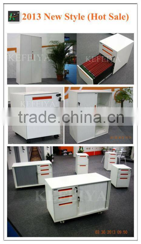 KFY-CB-15 Light Gray Sliding Glass Door Bookcase