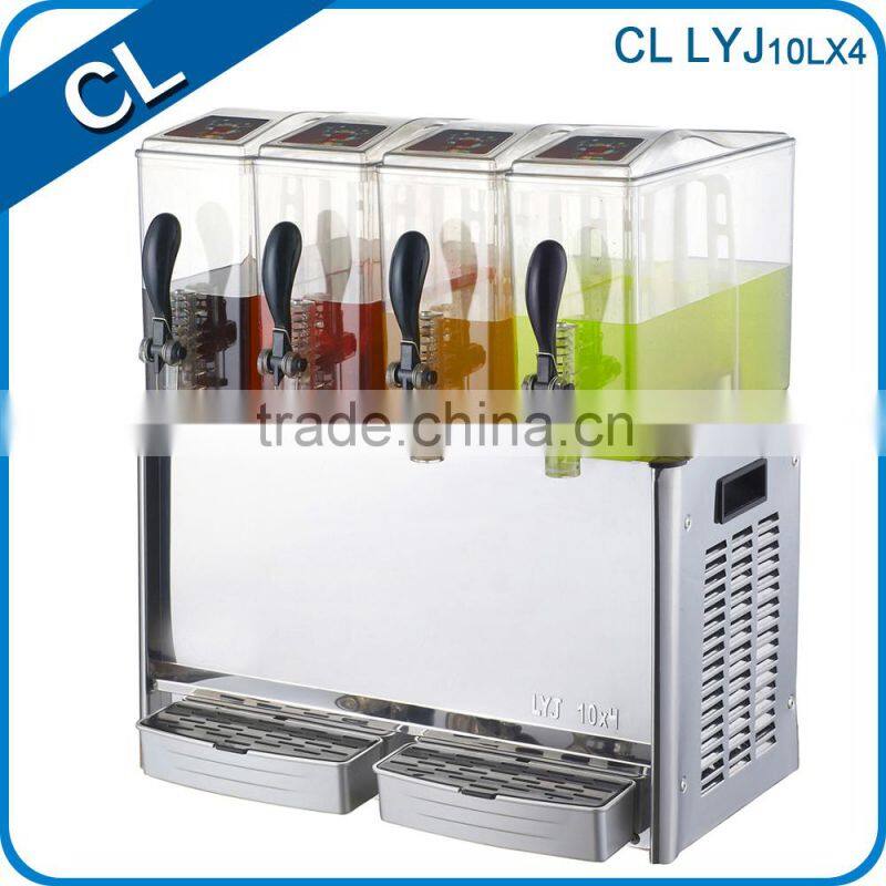 10L stainless steel panel add LED light ,spraying automatic juice machine for sale