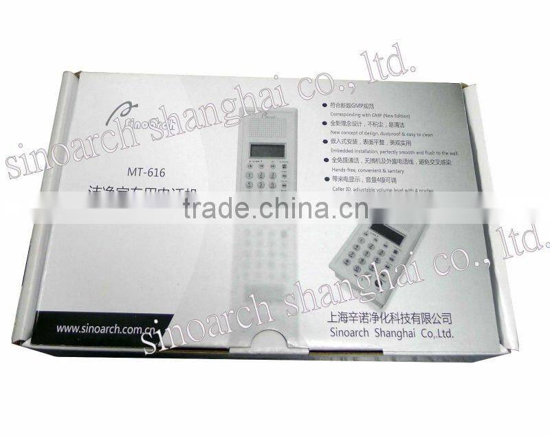 Clean room telephone